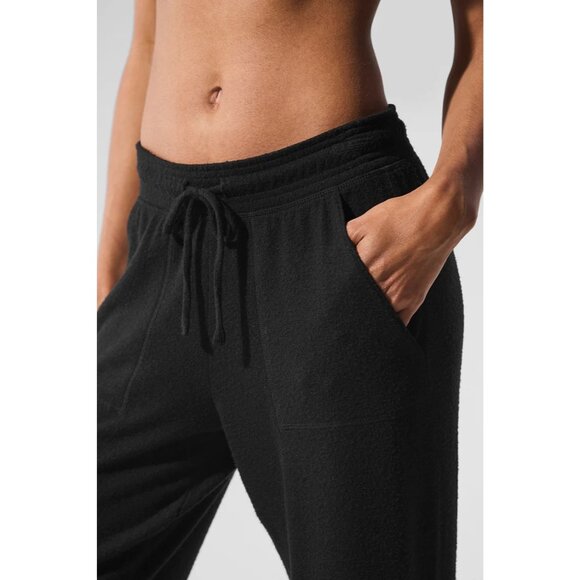 Alo Soho Sweatpant Alolux High-Rise Ankle-Length Jogger With Pockets - Picture 3 of 8